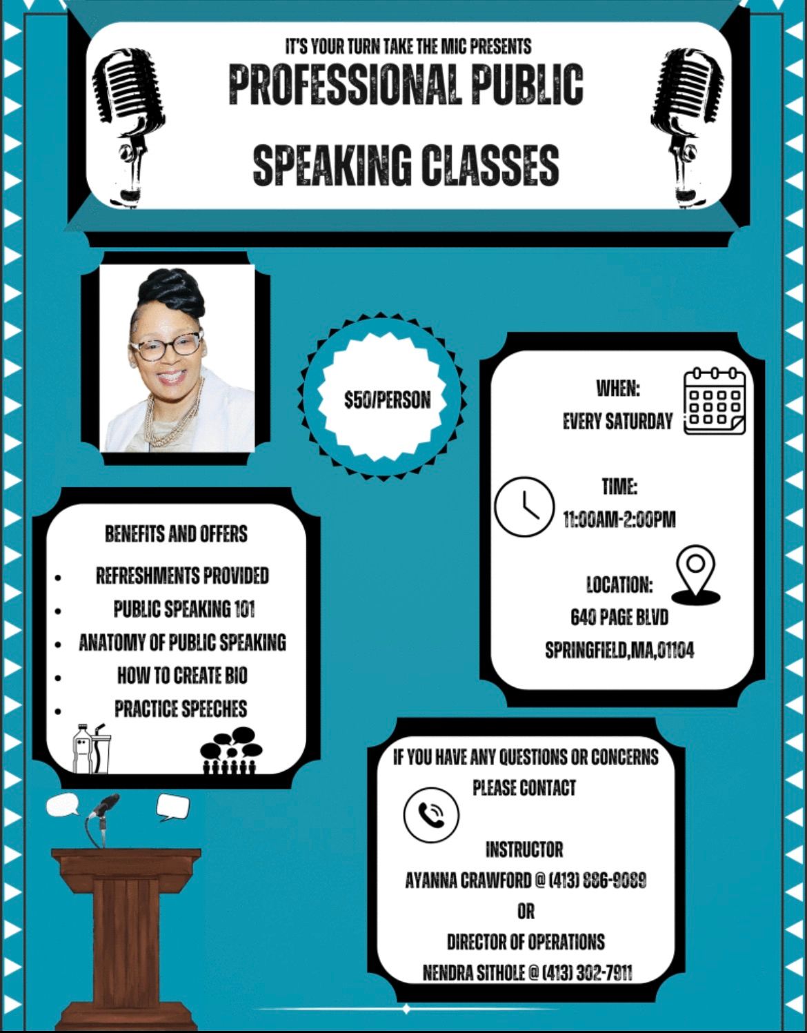 Professional Public Speaking Classes 