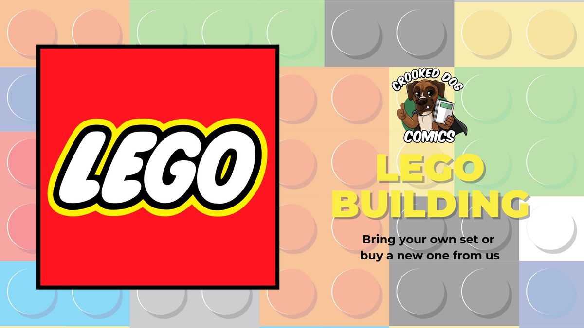 Lego Building Event at Crooked Dog Comics