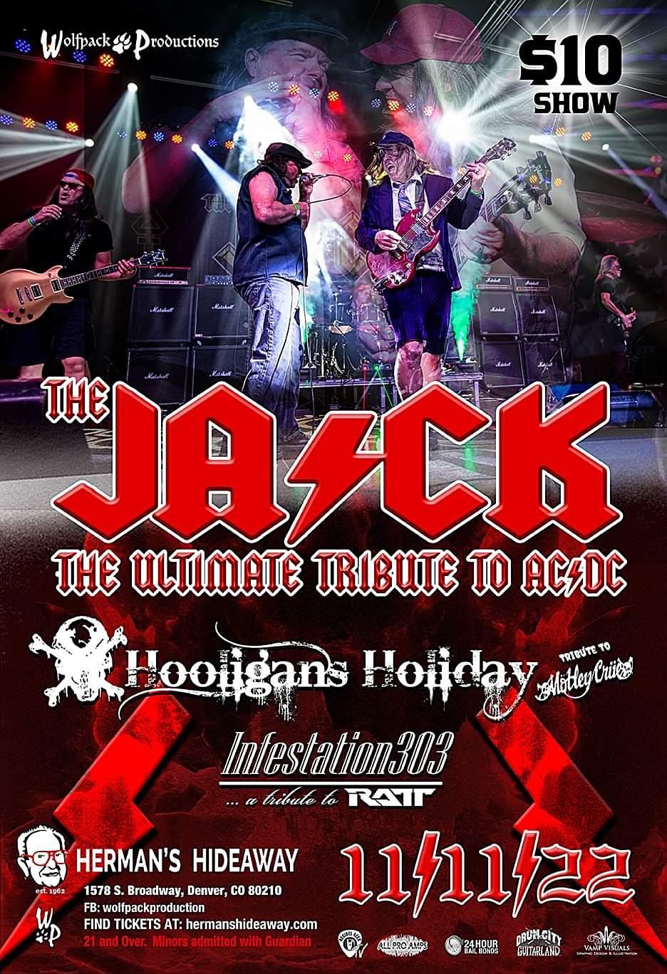 THE JACK (AC\/DC) | HOOLIGAN'S HOLIDAY (M.Cr\u00fce) | INFESTATION 303 (RATT)