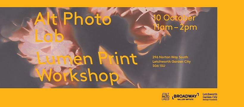 Alt. Photo Lab - Lumen Print Workshop