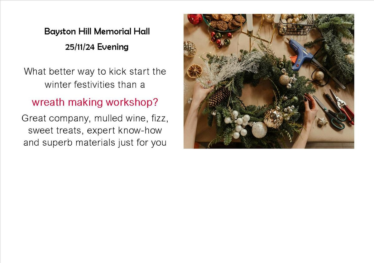 Festive Wreath Making Workshop