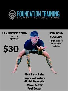 Foundation Training - From Pain to Performance