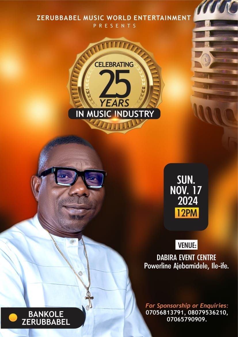 celebrating 25years in music industry