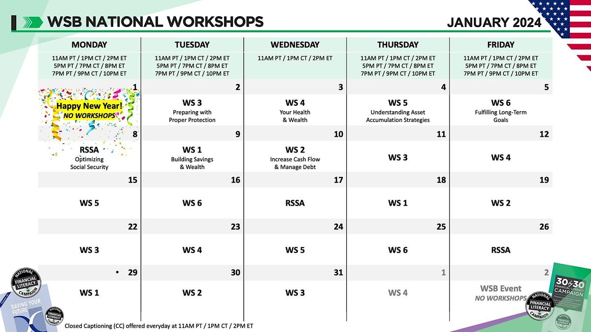 Tax Advantaged Black America (6 Financial Literacy Workshops) - SAVANNAH