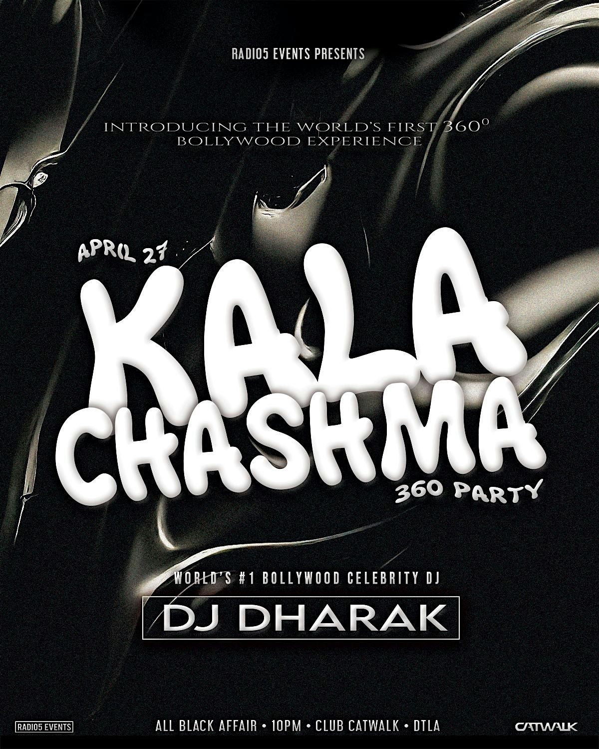 Bollywood Night: India's #1 DJ DHARAK LIVE @ Catwalk Club ('360\u00b0 STAGE')