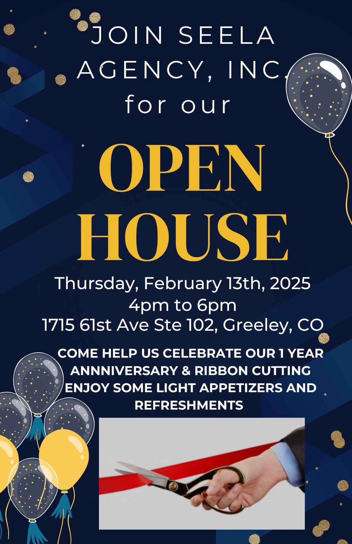 Seela Agency, Inc. - Open House & Ribbon Cutting