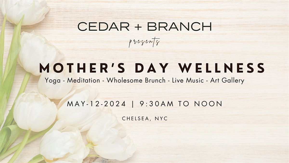 2024 Mother's Day Wellness: Yoga, Brunch, Live Music at an Art Gallery