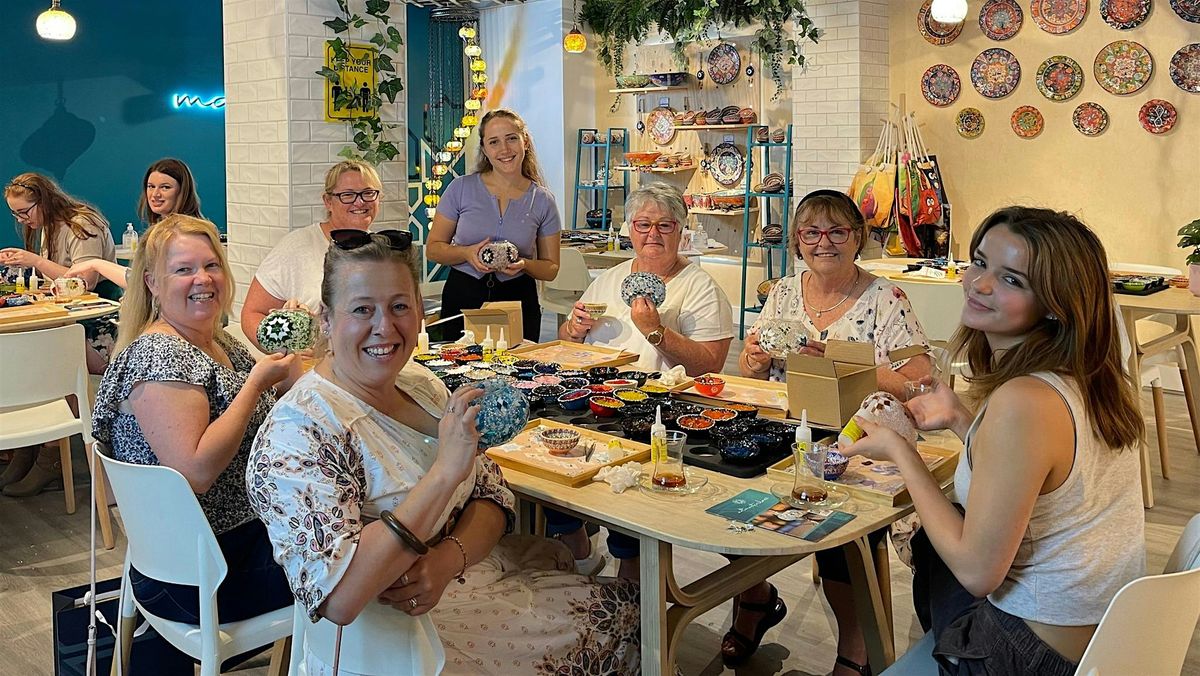 Mosaic Art Classes Thousand Oaks: Turkish Lamp Workshop