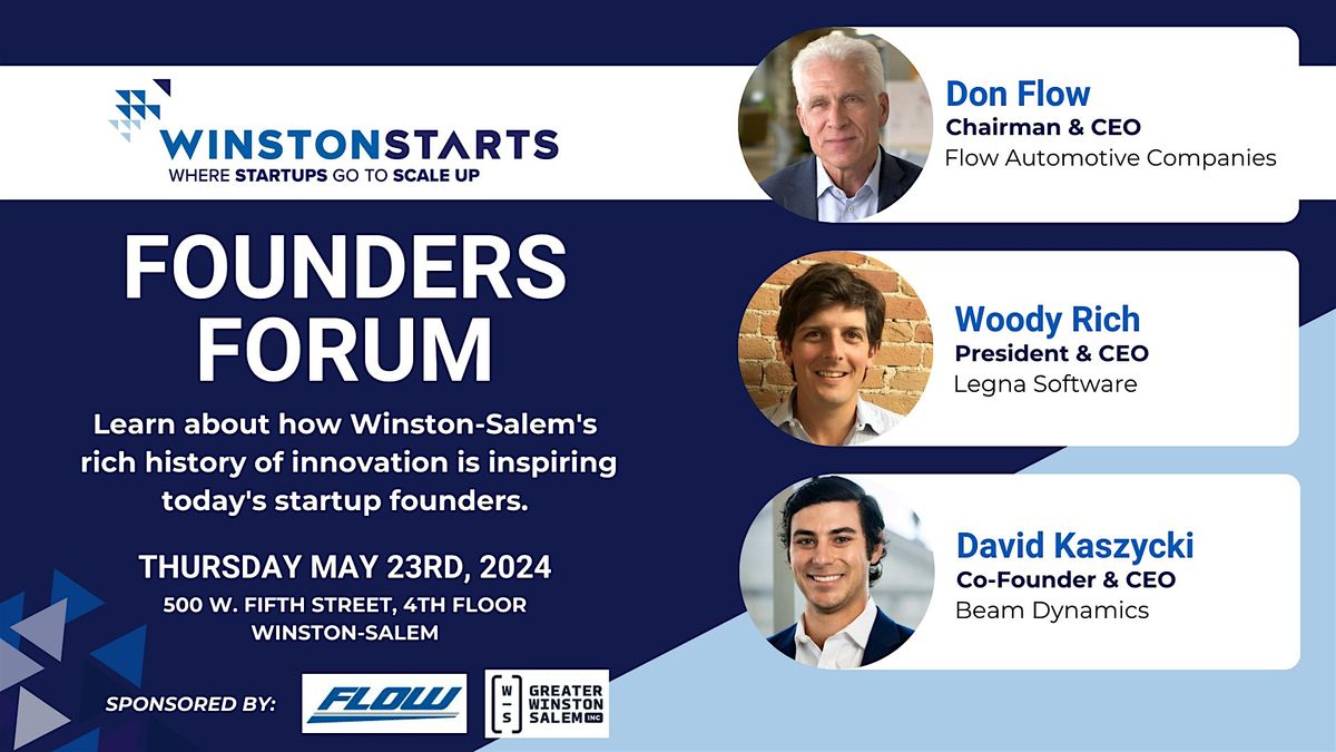May Founders Forum