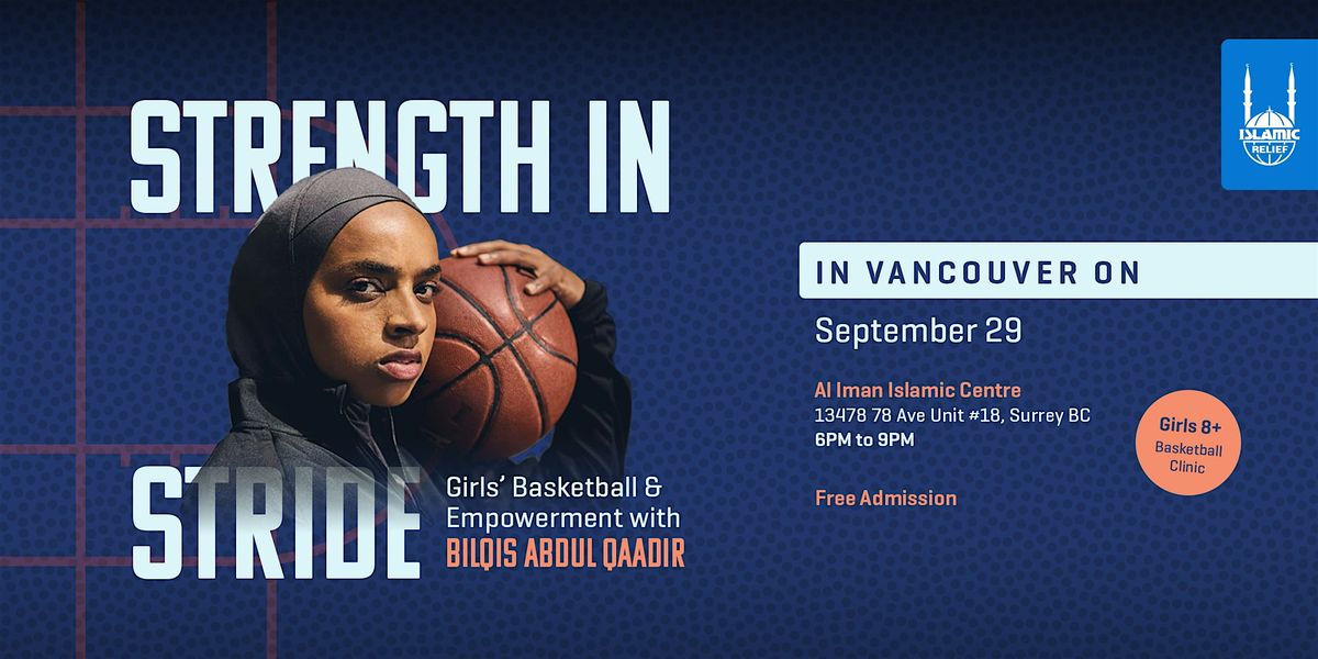 Strength in Stride: Bilqis Abdul-Qaadir National Tour| Vancouver