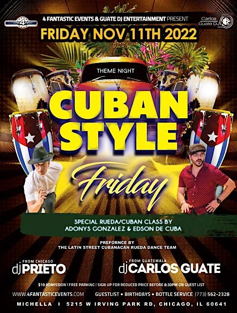 CBK Salsa Friday (Cuban Style Friday) @ Michella\u2019s Nightclub