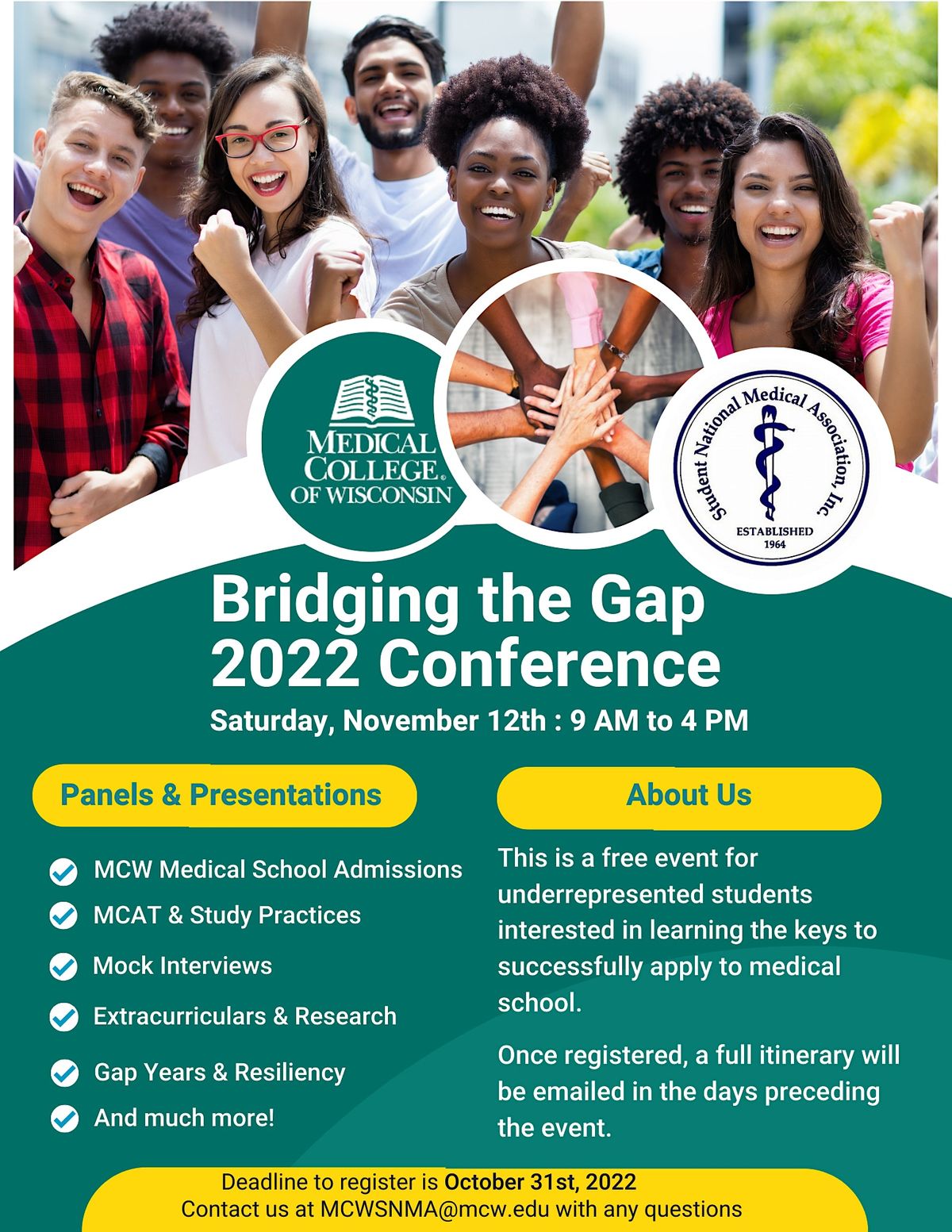 MCW SNMA Presents Bridging the Gap 2022