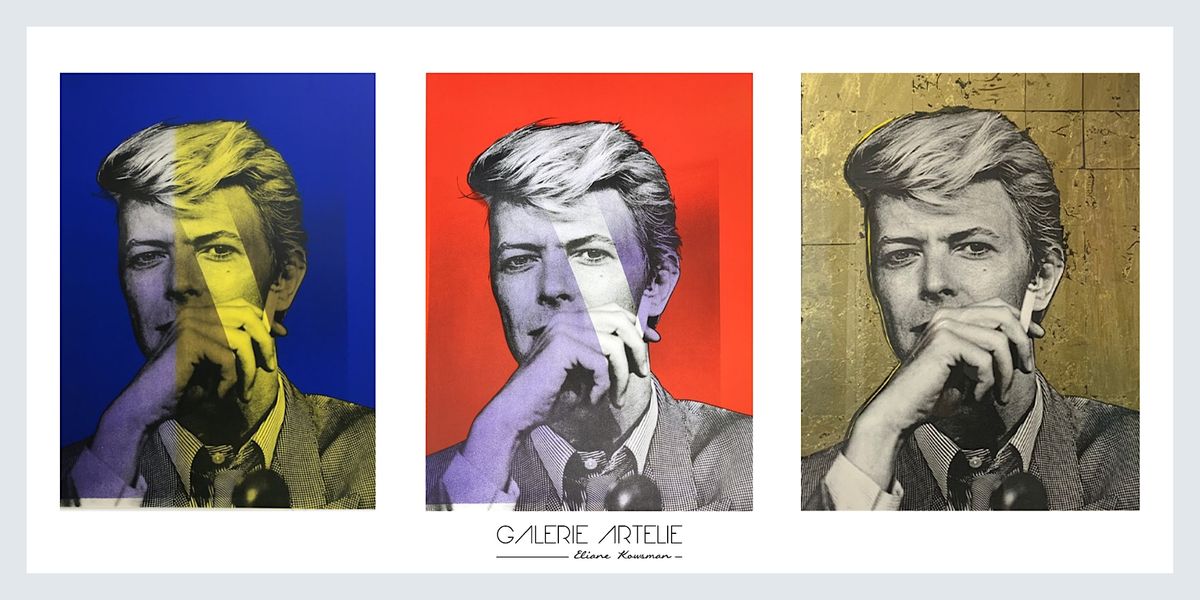 De la photographie \u00e0 la Lithographie, David Bowie - Galerie Artelie