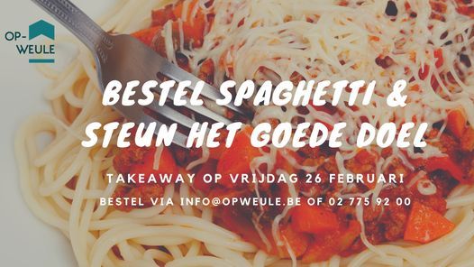 Takeaway Spaghetti Voor Het Goede Doel Op Weule Woluwe Saint Lambert 26 February 2021