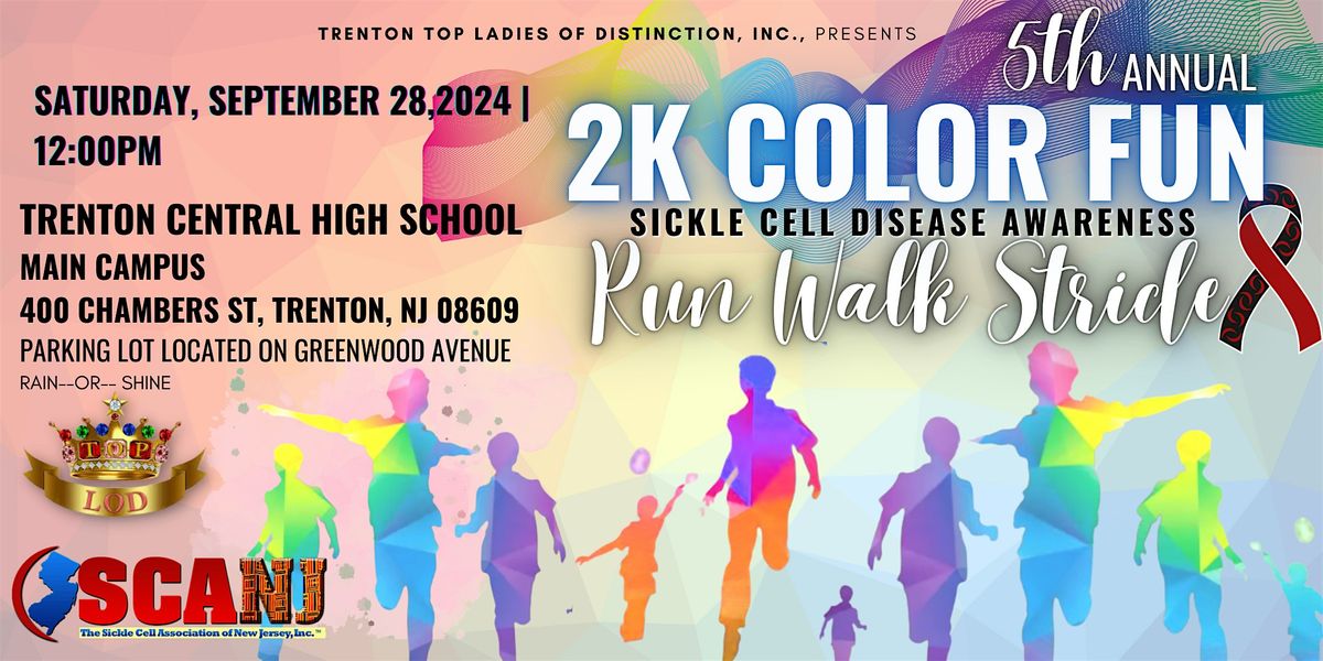 5th Annual 2K Color Fun | Sickle Cell Disease Awareness Run Walk Stride