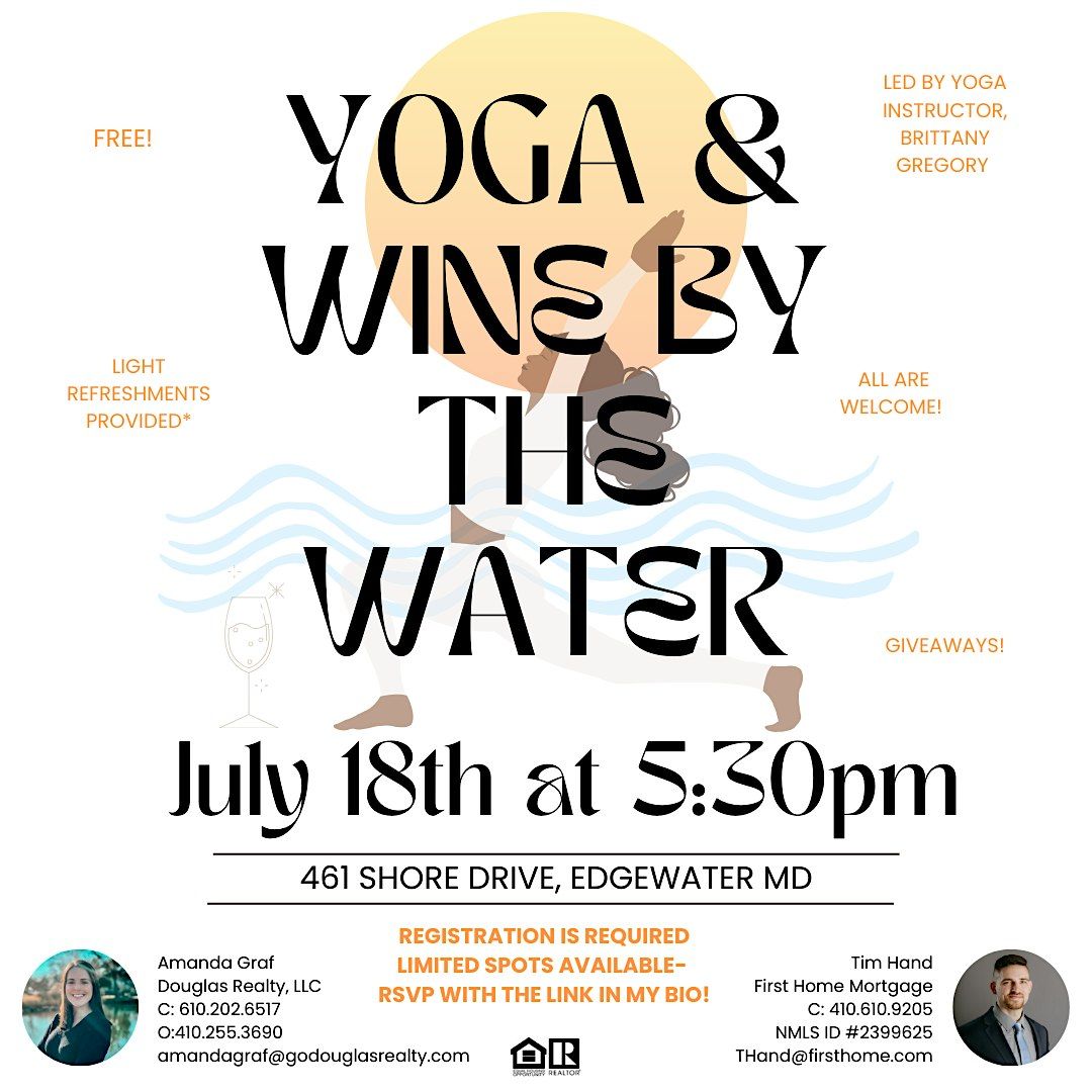 Yoga & Wine by the Water