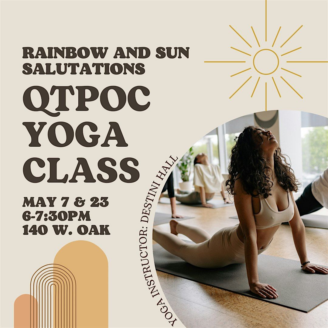 Rainbow and Sun Salutations: QTPOC Yoga Class