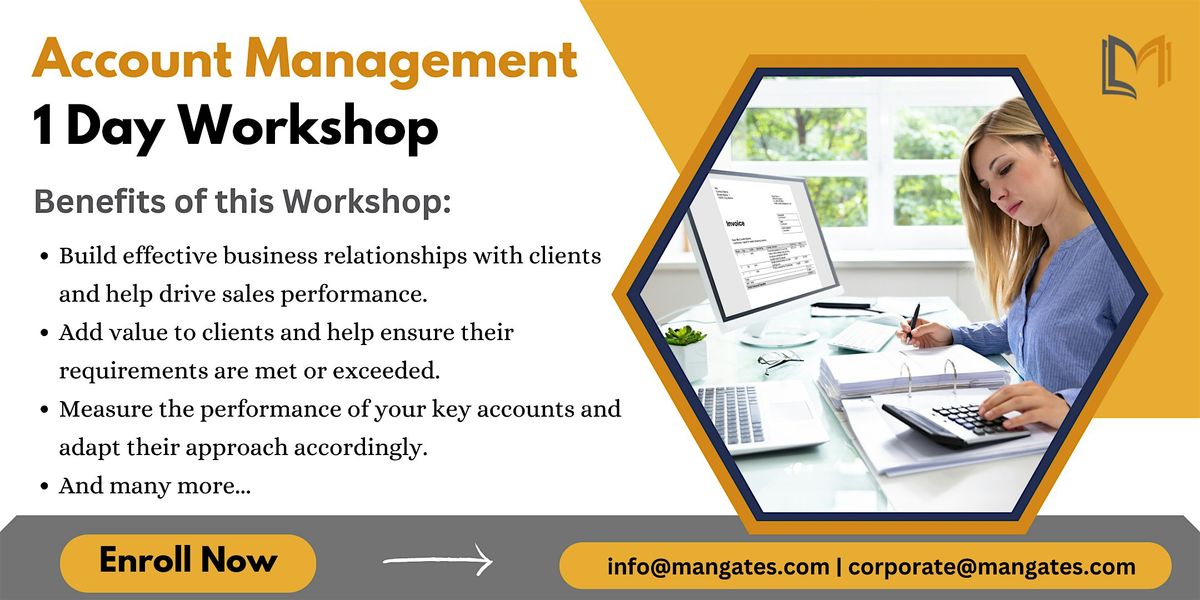 Account Management 1 Day Workshop in Auckland on 22nd Apr, 2024