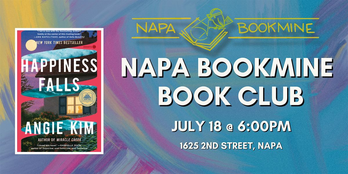 Napa Bookmine Book Club: Happiness Falls
