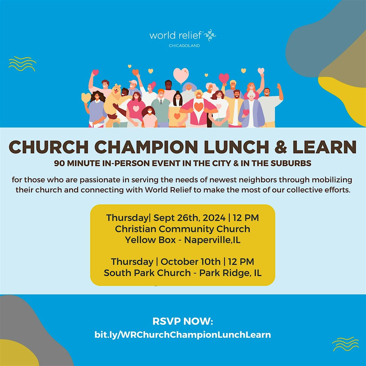 Fall 2024 Church Champion Lunch & Learn in the Suburbs
