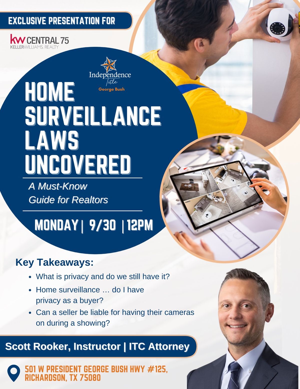 Home Surveillance Laws Uncovered w\/Independence Title