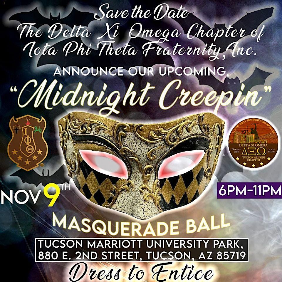 Inaugural \u201cMidnight Creepin\u2019\u201d Masquerade Ball