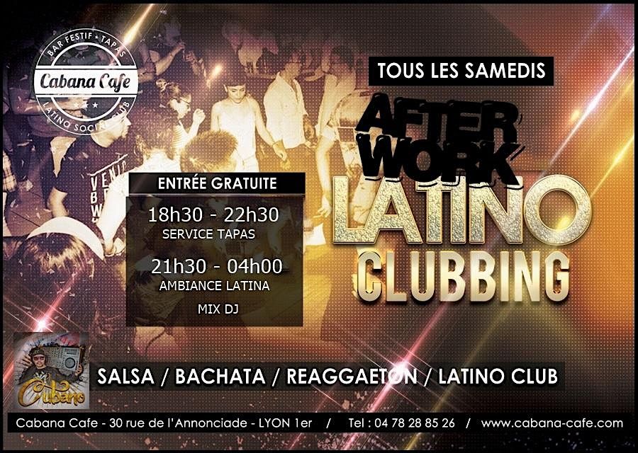 Ap\u00e9ro Tapas \/ Drink \/ Soir\u00e9e Latino Clubbing et G\u00e9n\u00e9raliste