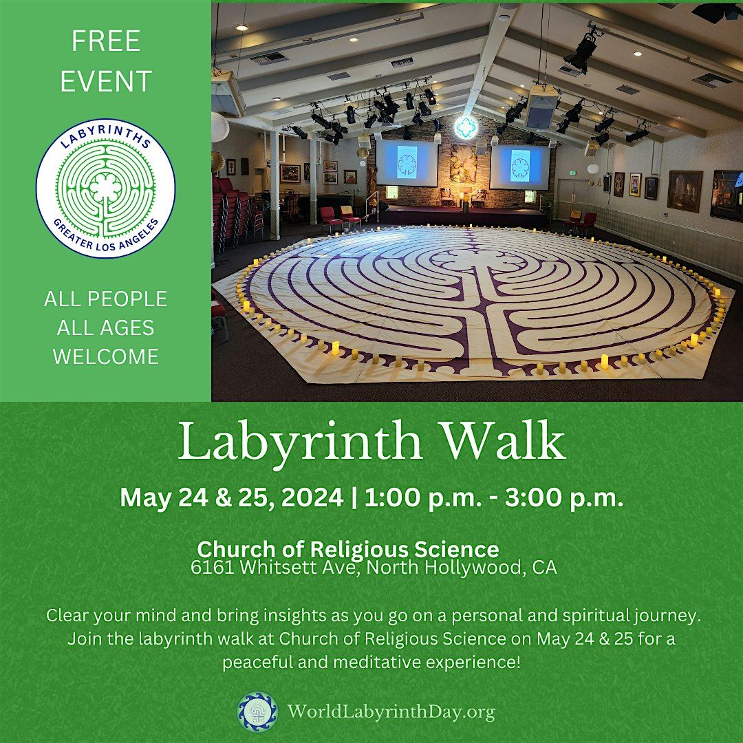 World Labyrinth Day Celebrations 2024, Church of Religious Science, Los ...