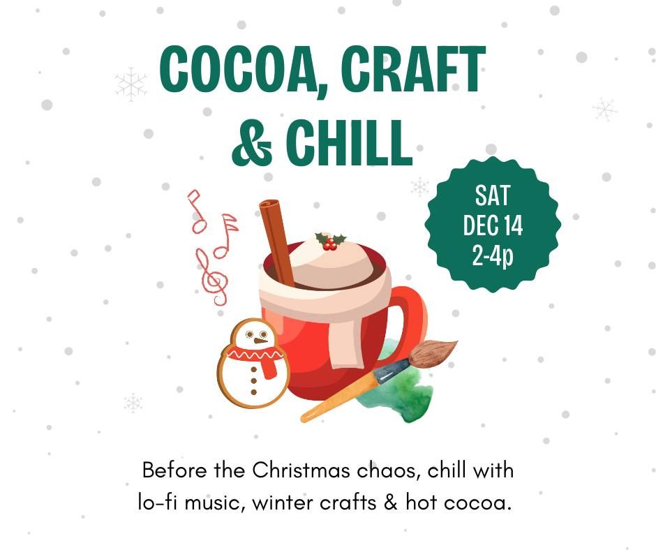 Cocoa, Craft & Chill\/Cacao, artesan\u00eda y fr\u00edo