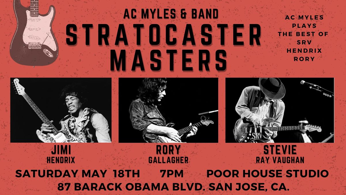 Stratocaster Masters - Stevie Ray Vaughan, Jimi Hendrix, Rory Gallagher