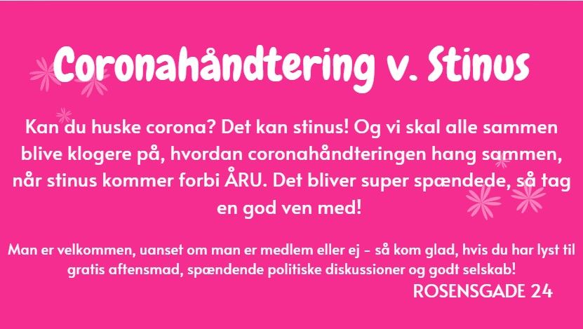 Coronah\u00e5ndtering v. Stinus Lindgren