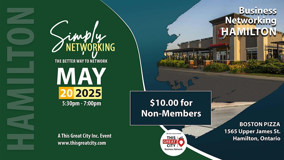 Simply Networking - Hamilton Business Networking Event