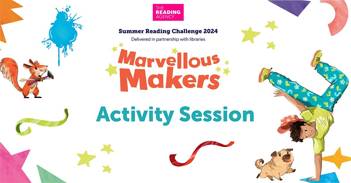 Marvellous Makers! Summer Reading Challenge Activity at Workington Library