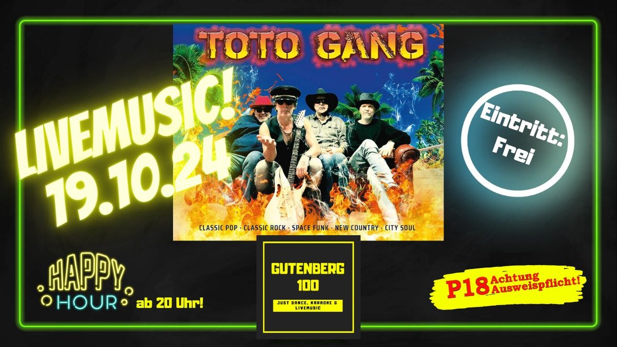 Livemusic mit TOTO GANG