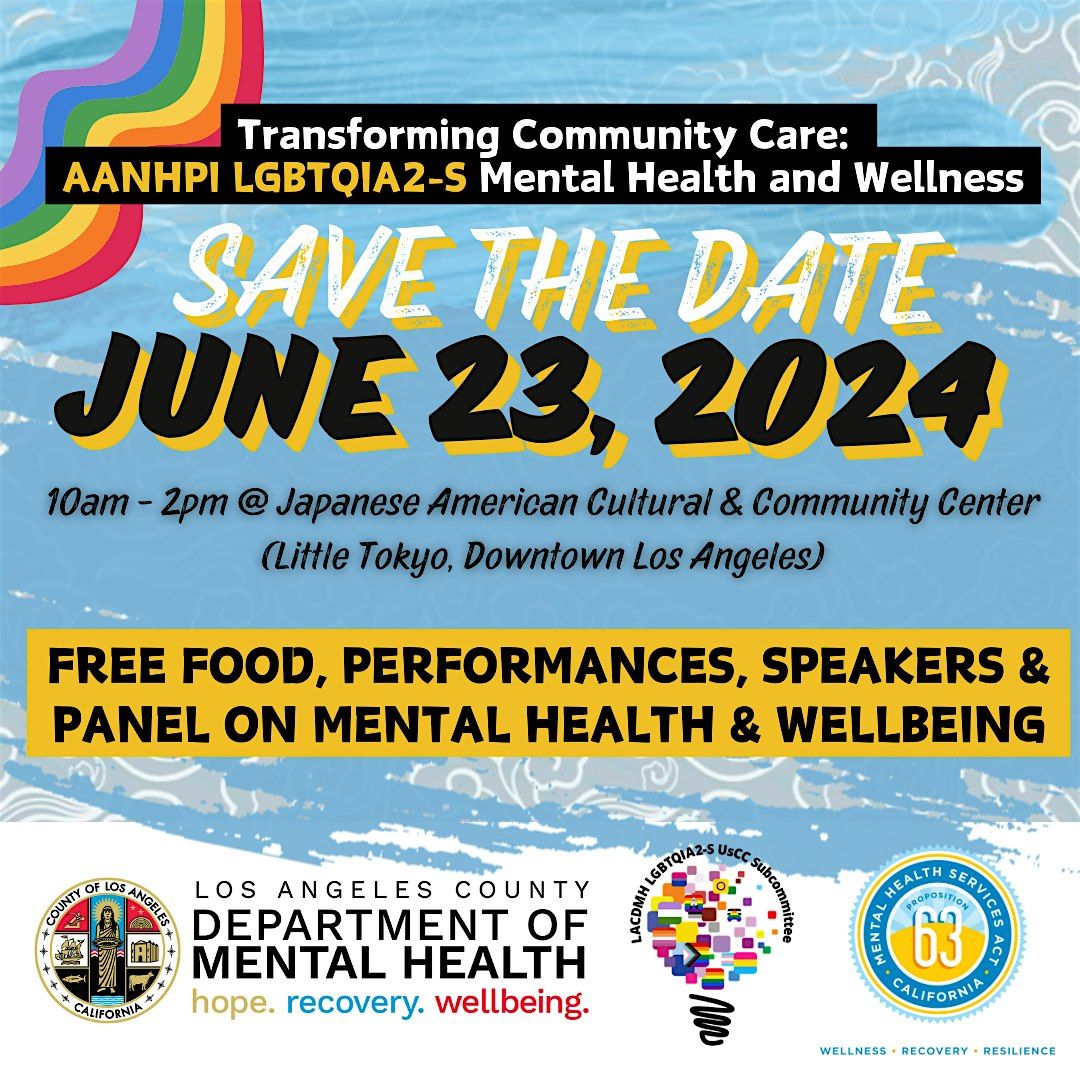 Transforming Community Care: AANHPI LGBTQIA2-s Mental Health and Wellness
