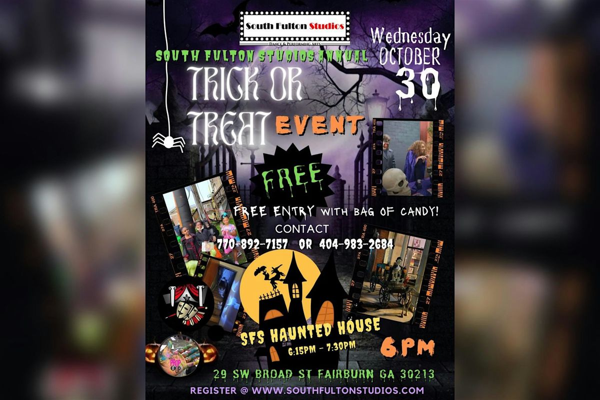 SFS Free Trick or Treat Haunted House Event