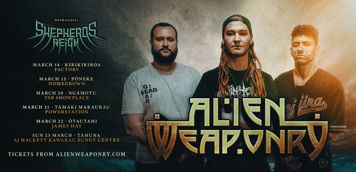 ALIEN WEAPONRY Tour 2025 - Ng\u0101motu \/ New Plymouth