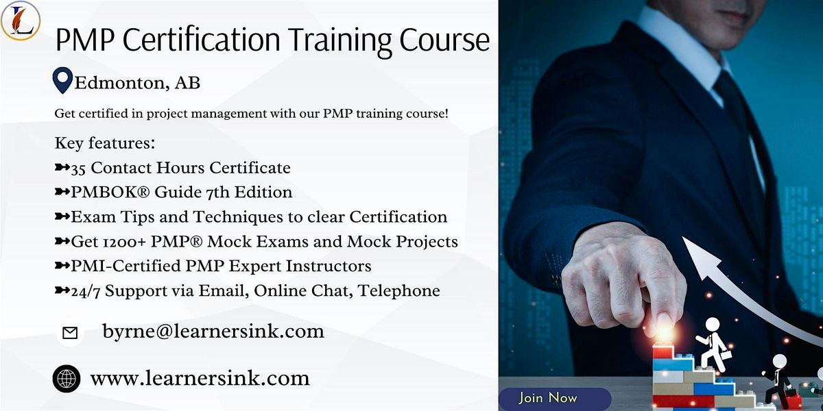 PMP Exam Prep Instructor-led Certification Course in Edmonton, AB