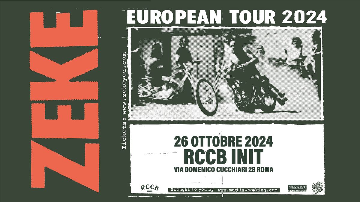 Zeke dal vivo all'RCCB Init Roma