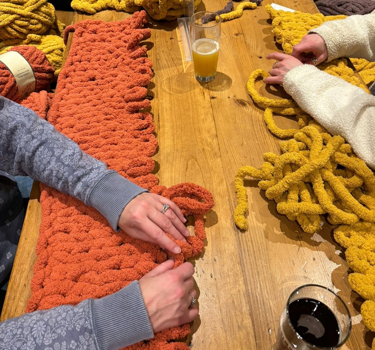 Untold Brewing Scituate- Chunky Knit Blankets