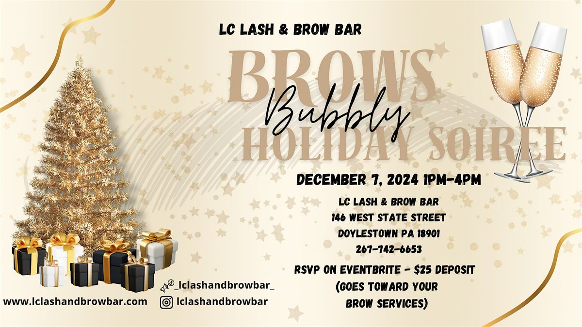 Brows & Bubbly Holiday Soiree