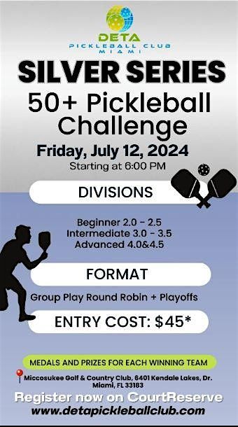 SILVER SERIES 50+PICKLEBALL CHALLENGE