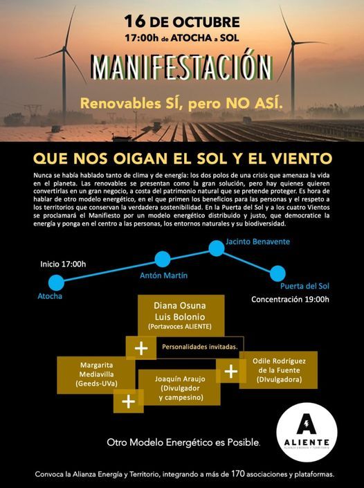 VIAJE EN BUS A LA MANIFESTACION ALIENTE 16-O MADRID
