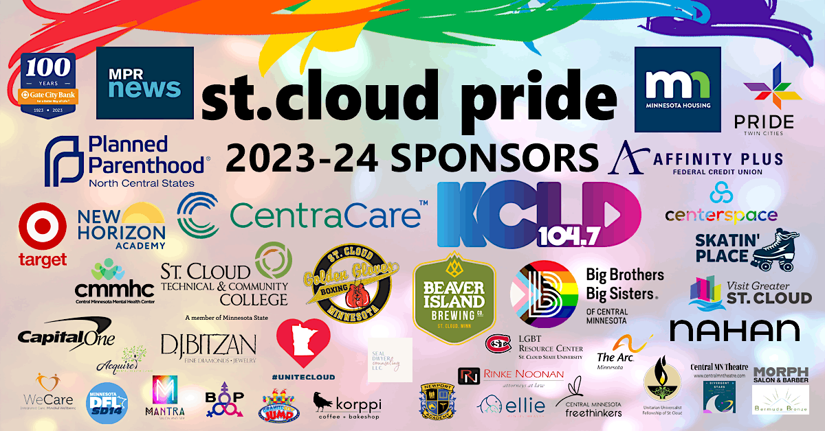 2024 St. Cloud Pride Week Sponsorship & Vendor Registration
