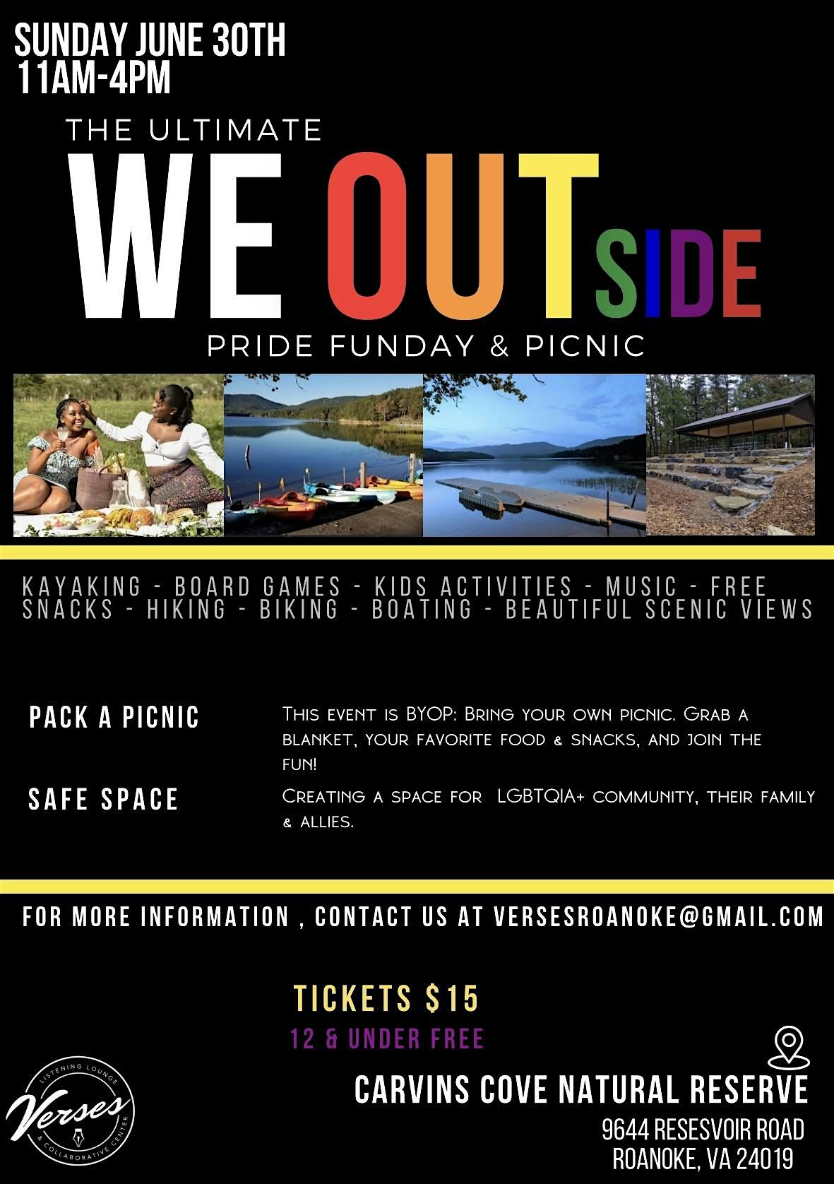 The Ultimate We OUTside Pride Funday & Picnic