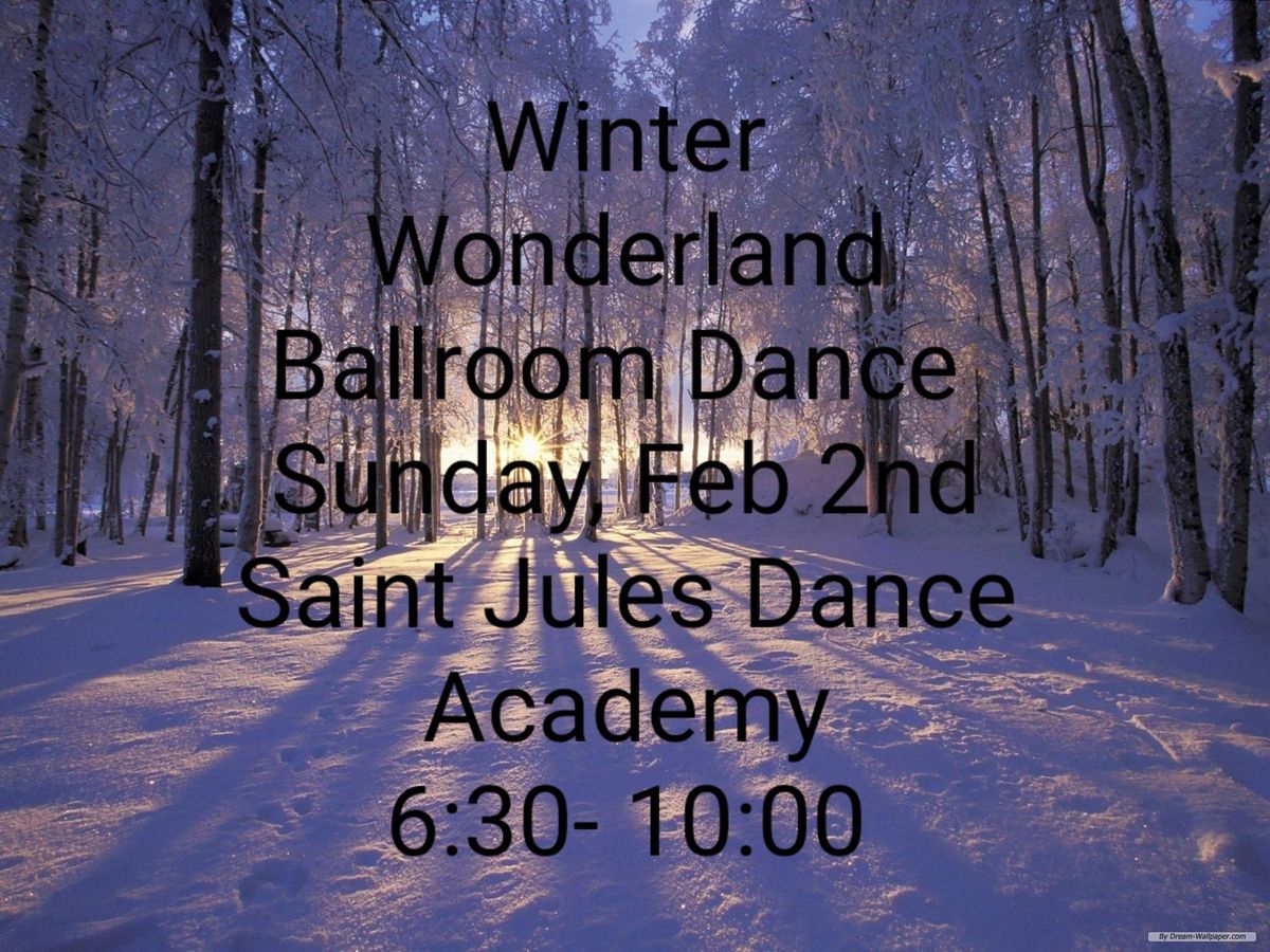 Winter Wonderland Ballroom Dance Saint Jules Dance Academy 