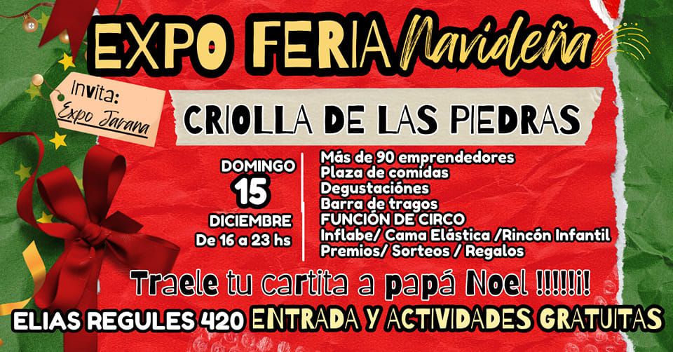 FERIA NAVIDE\u00d1A CRIOLLA DE LAS PIEDRAS 