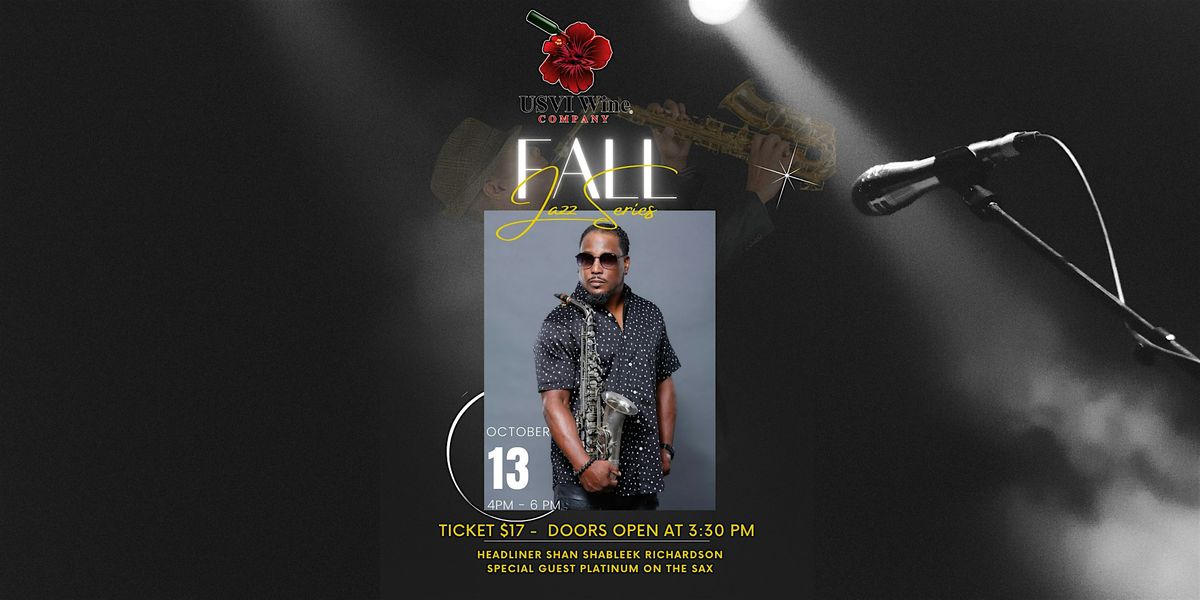 USVI Wine Co. Fall Concert Series Presents Shableek Music