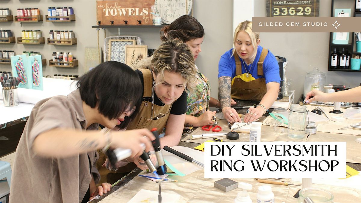 DIY Silversmith Ring Making Workshop - July 24, 2024