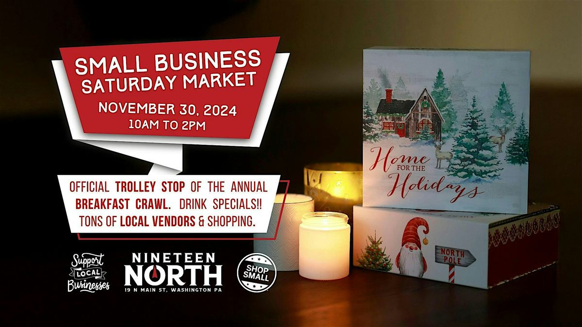 Holiday Market-Small Business Saturday-at 19 North!